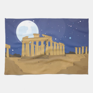 The Acropolis of Athens Tea Towel