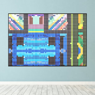 The Acrylic Geometric Corner Canvas Print