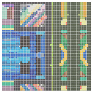 The Acrylic Geometric Corner Fabric