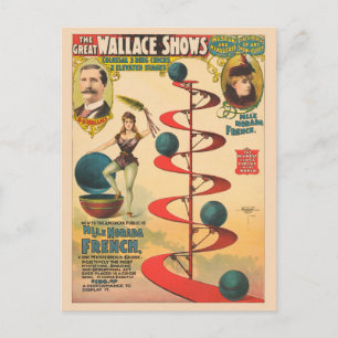 The Act Of M'lle Norada French Postcard