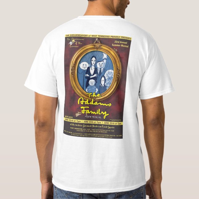 THE ADDAMS FAMILY T-SHIRT (Back)