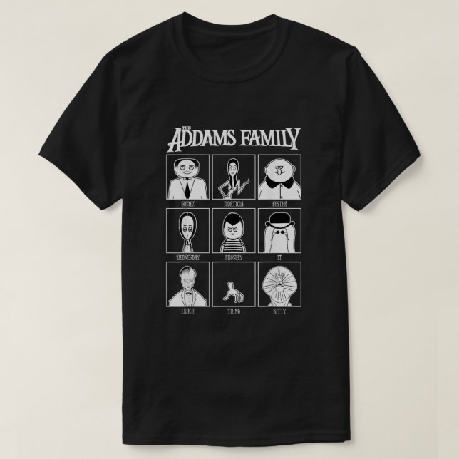 The Addams Family Yearbook  T-Shirt (Design Front)