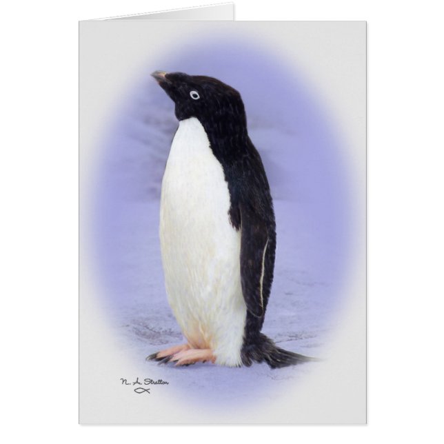 The Ade'lie Penguin Card (Front)