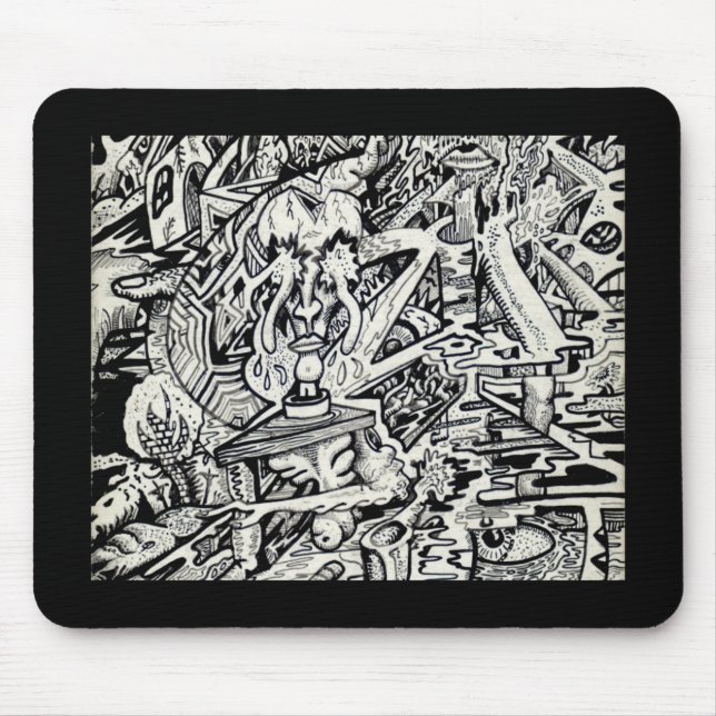 The Adept, or, A Freakish Transfiguration Mouse Pad (Front)