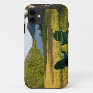 The Adirondack Chairs on the lawn of the Jordan iPhone 11 Case