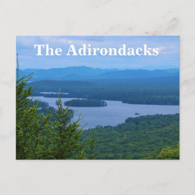 The Adirondack Mountains Postcard (Front)
