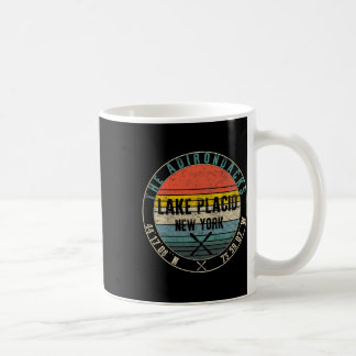 The Adirondacks Lake Placid New York Skiing Snowbo Coffee Mug