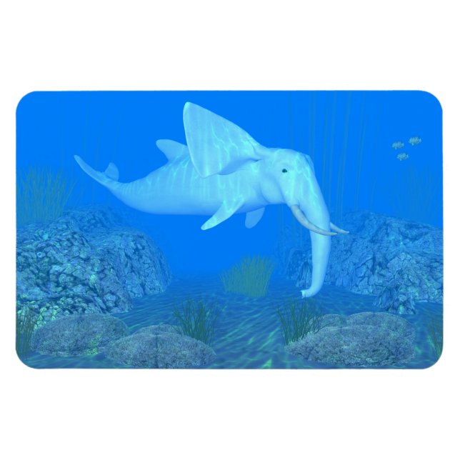 The Adorable Whalphant Magnet (Horizontal)