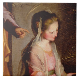 The Adoration of the Child, 1597 Ceramic Tile