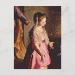The Adoration of the Child, 1597 Postcard