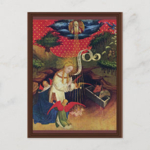 The Adoration Of The Child By Mary By Meister Fran Postcard