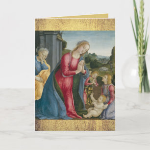 The Adoration of the Christ Child - Frediani Holiday Card