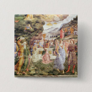 The Adoration of the Golden Calf 15 Cm Square Badge