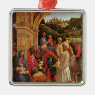 The Adoration of the Kings Metal Ornament