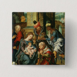 The Adoration of the Magi, 1530 15 Cm Square Badge