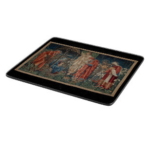 The Adoration of the Magi (by Edward Burne-Jones) Cutting Board