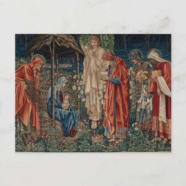 The Adoration of the Magi by Edward Burne-Jones Postcard | Zazzle