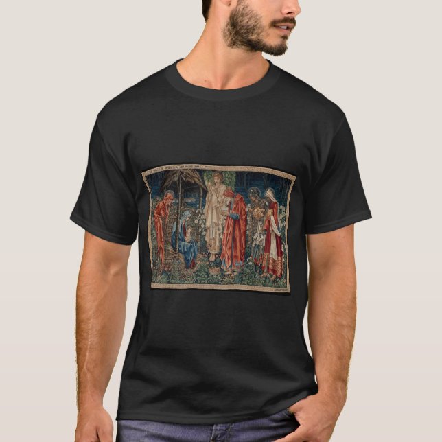 The Adoration of the Magi (by Edward Burne-Jones) T-Shirt (Front)