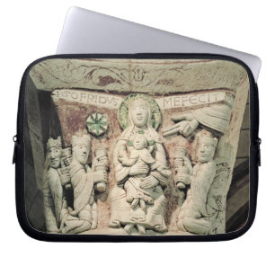 The Adoration of the Magi, column capital (stone) Laptop Sleeve