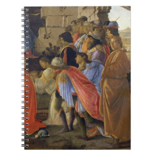 The Adoration of the Magi, detail of depicting sel Notebook