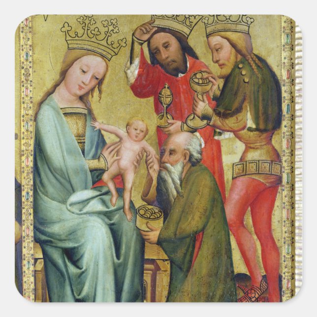 The Adoration of the Magi from Square Sticker (Front)