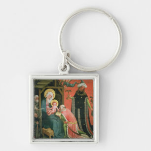 The Adoration of the Magi (oil on panel) Key Ring