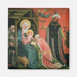The Adoration of the Magi (oil on panel) Magnet