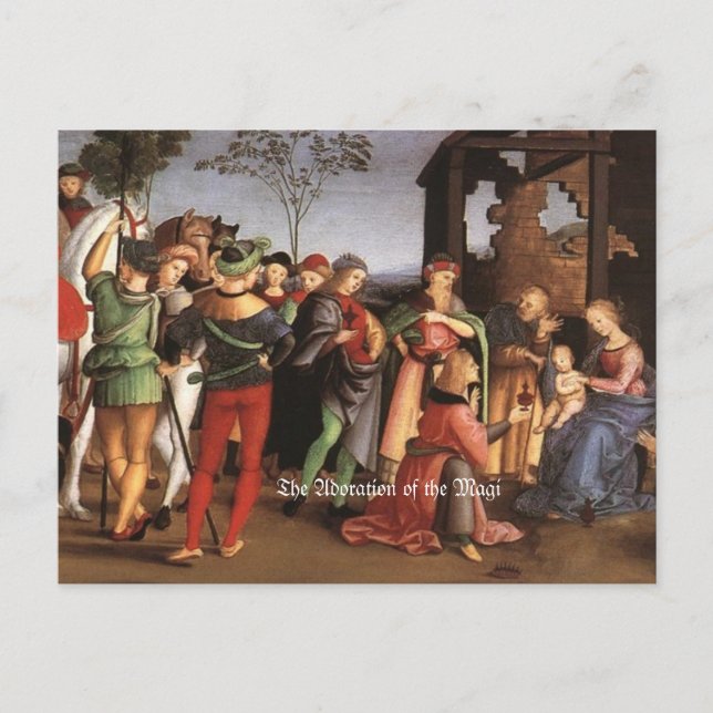 The Adoration of the Magi Postcard (Front)