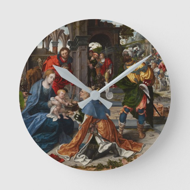 The Adoration of the Magi Round Clock (Front)