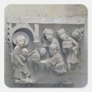 The Adoration of the Magi Square Sticker