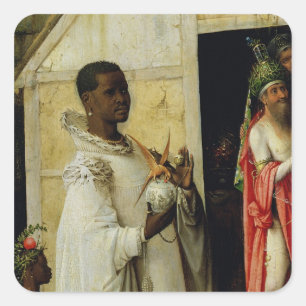 The Adoration of the Magi Square Sticker
