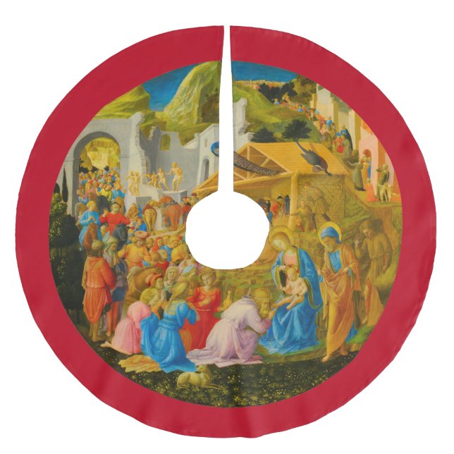 The Adoration of the Magi Tree Skirt (Front)
