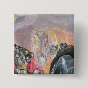 The Adoration of the Name of Jesus, c.1578 15 Cm Square Badge