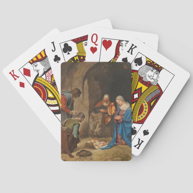 The Adoration of the Shepherds, 1505-10 Playing Cards (Back)