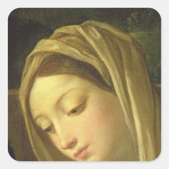 The Adoration of the Shepherds 2 Square Sticker (Front)