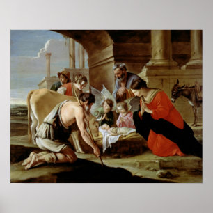 The Adoration of the Shepherds, c.1638 Poster