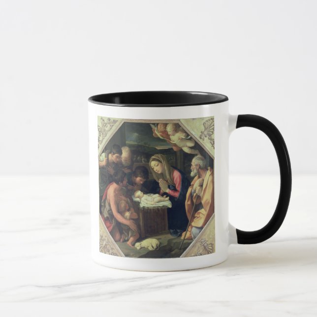 The Adoration of the Shepherds, c.1640-42 Mug (Right)
