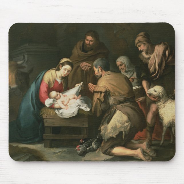 The Adoration of the Shepherds, c.1650 Mouse Pad (Front)