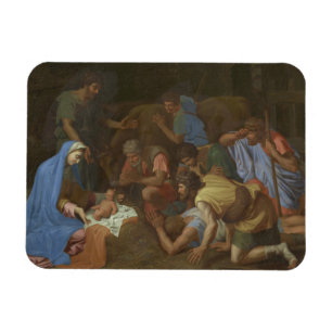 The Adoration of the Shepherds circa 1653 Magnet