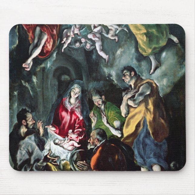 The Adoration of the Shepherds Mouse Pad (Front)