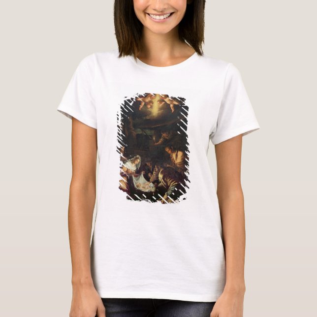 The Adoration of the Shepherds (oil on canvas) T-Shirt (Front)