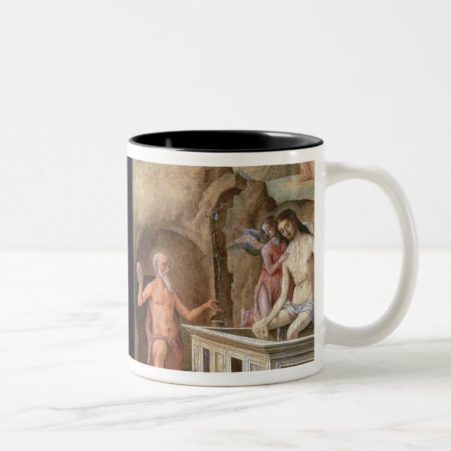 The Adoration of the Shepherds Two-Tone Coffee Mug (Right)