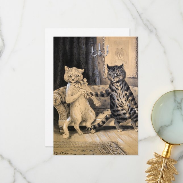 The Advance by Louis Wain Thank You Card (Front/Back In Situ)