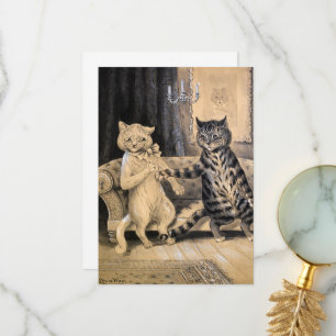 The Advance by Louis Wain Thank You Card