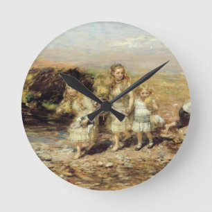 The Adventure, 1883 (oil on canvas) Round Clock