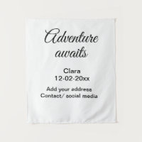 The adventure begins add name date year place