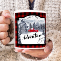 The Adventure Begins, Buffalo Plaid, Rustic