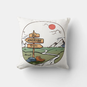 The Adventure Begins Cushion