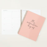 The Adventure Begins Minimalistic Calligraphy  Planner<br><div class="desc">The adventure begins minimalistic calligraphy planner. 
Matching products in our store.</div>