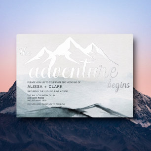 The Adventure Begins Mountain Wedding